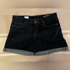 Gap Real Straight Dark Wash Shorts Size 31